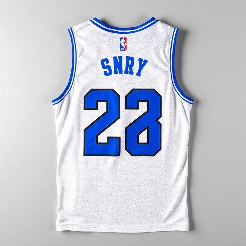 Maillot Basket Blanc