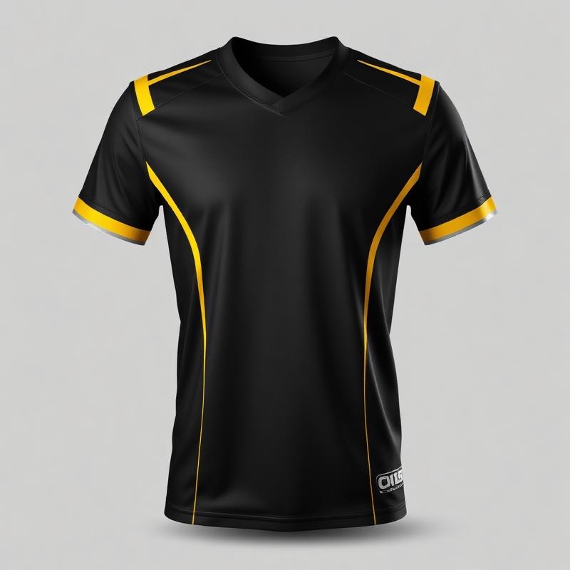 Maillot Pro Noir & Jaune
